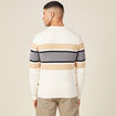 Pull éco-responsable ecru homme