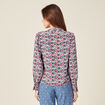 Chemise éco-responsable bleu marine femme