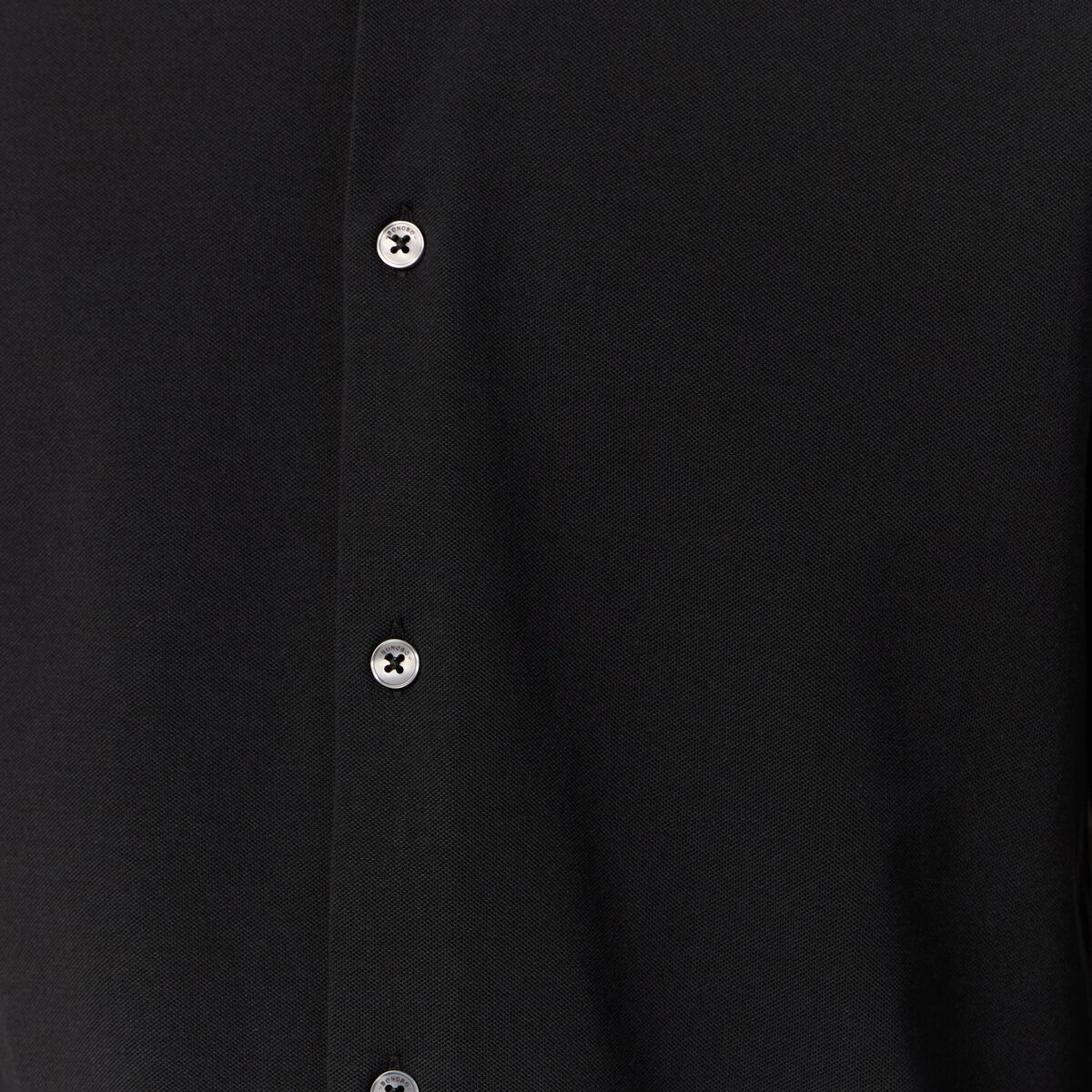 Chemise manches longues noir homme