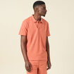 Polo manches courtes rose homme