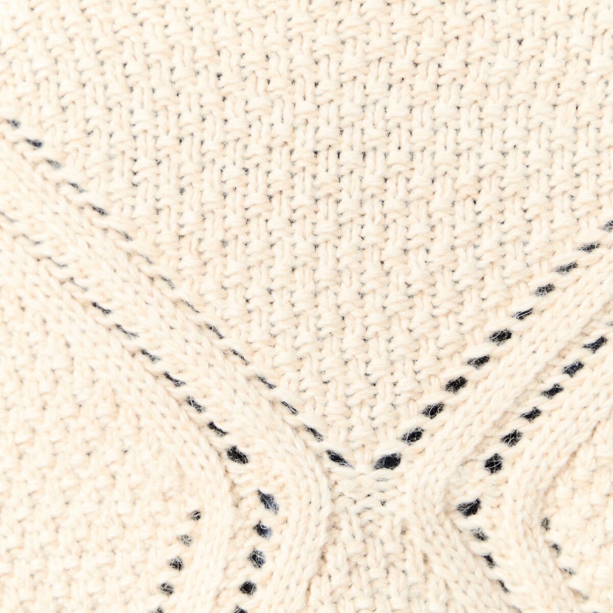 Pull manches longues ecru femme