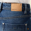 Jeans straight taille haute denim stone femme
