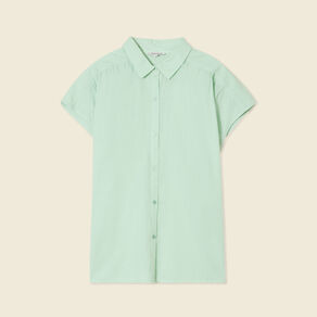 blouse manches courtes vert clair femme Blouse manches courtes vert clair femme