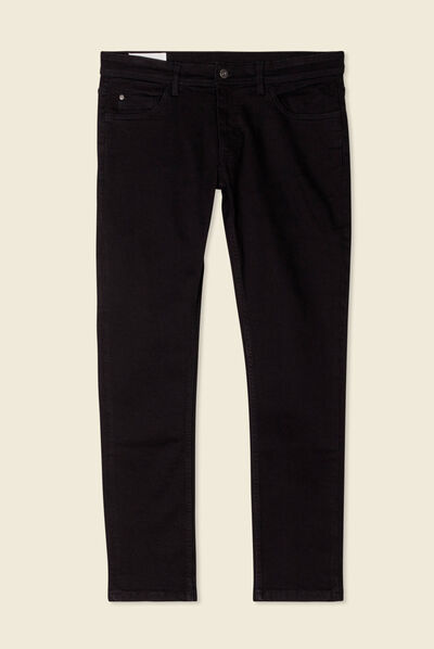 Jeans slim éco-responsable denim noir homme