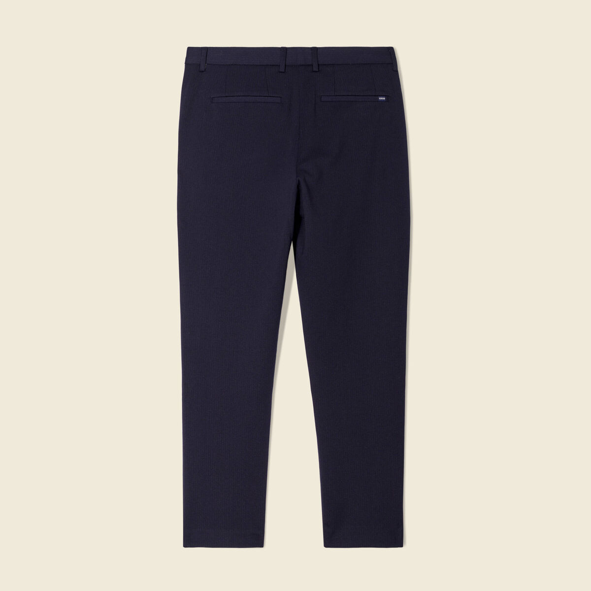 Pantalon chino slim bleu marine homme