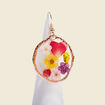 Boucles d'oreilles pendantes couleur or femme