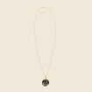 Collier avec pendentif noir femme