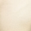 Pull cintr&eacute; col rond manches longues creme femme