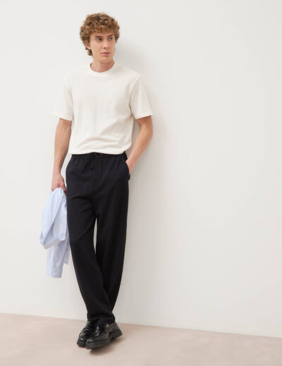 Pantalon large longueur 32 noir homme