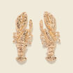 Boucles d'oreilles couleur or femme