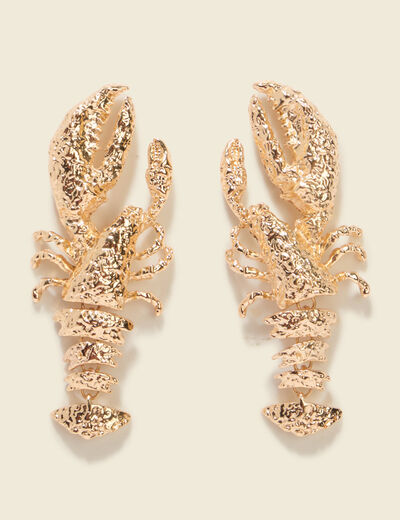 Boucles d'oreilles couleur or femme