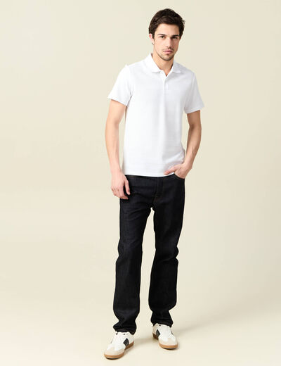 Jeans regular 5 poches denim brut clean homme
