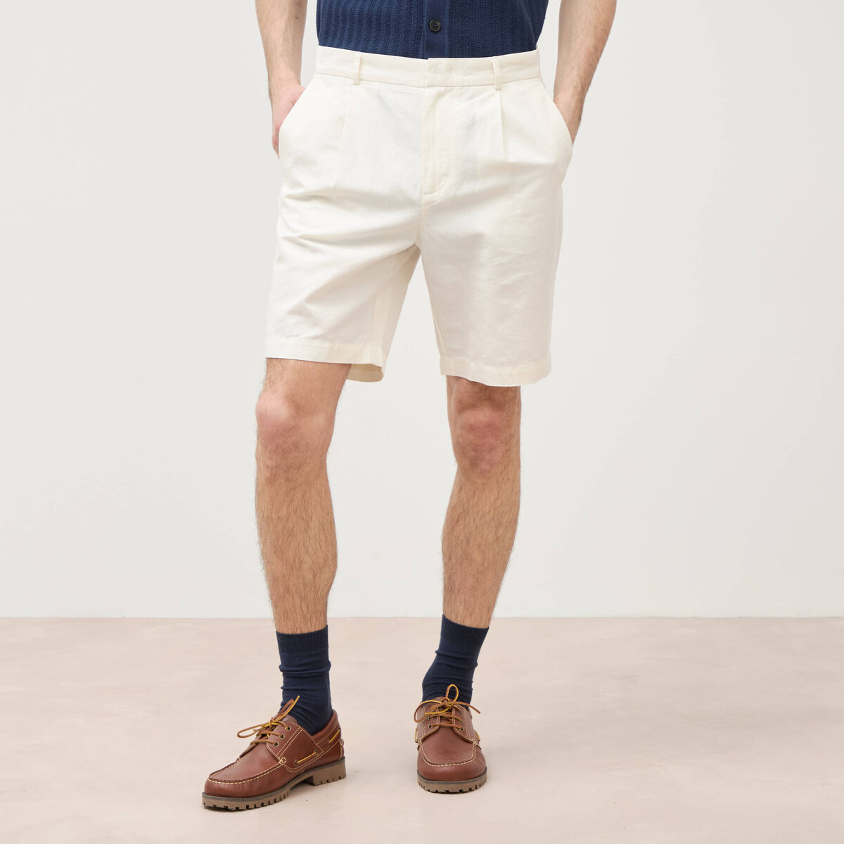 Bermuda ecru homme