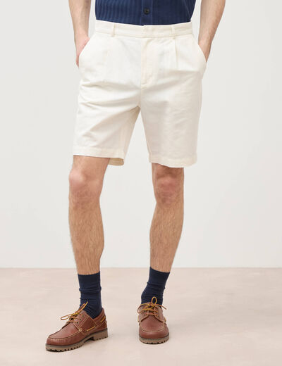Bermuda ecru homme