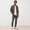 Jeans skinny tapered denim snow noir homme