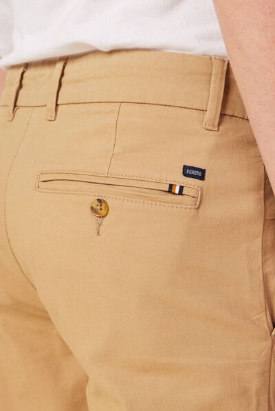 Pantalon slim Instinct chino beige homme