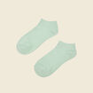 Chaussettes vert clair femme