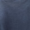 T-shirt ajust&eacute; col rond manches courtes bleu marine homme