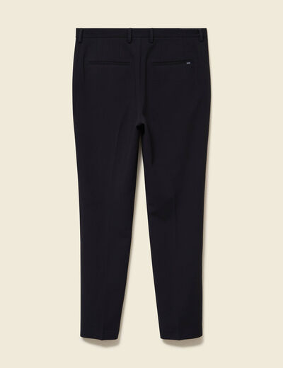 Pantalon slim cigarette noir homme