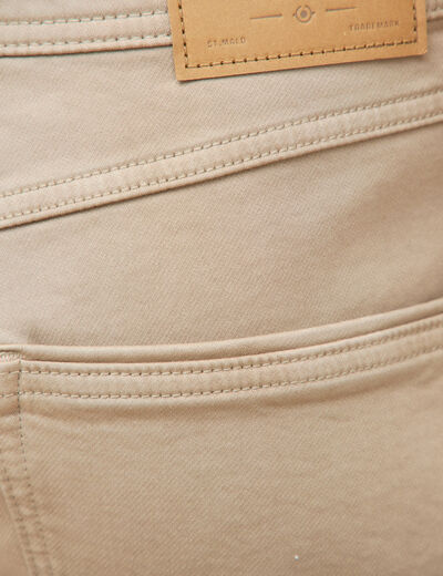 Bermuda beige homme