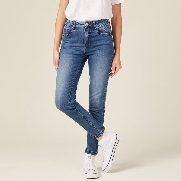 jeans slim eco responsable denim stone femme Jeans slim éco-responsable denim stone femme