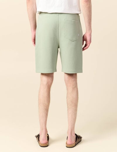 Bermuda vert olive homme