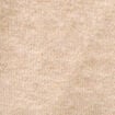 Pull droit col rond manches longues creme femme