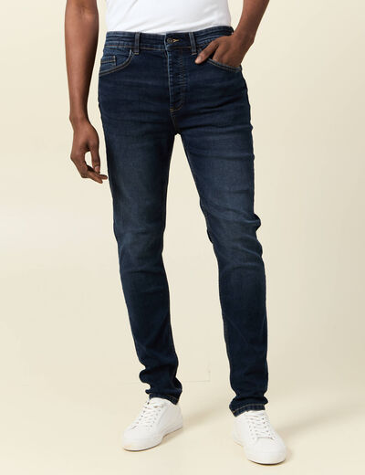 Jeans skinny tapered denim brut homme
