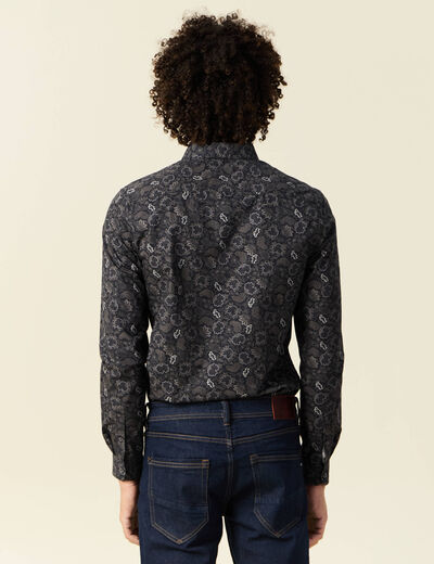Chemise noir homme