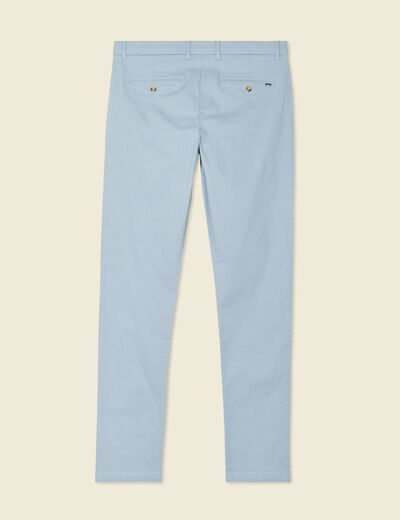 Pantalon slim Instinct chino bleu gris homme