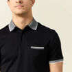 Polo manches courtes noir homme