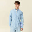 Chemise col classique manches longues bleu clair homme