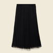 Jupe midi &eacute;vas&eacute;e tulle noir femme