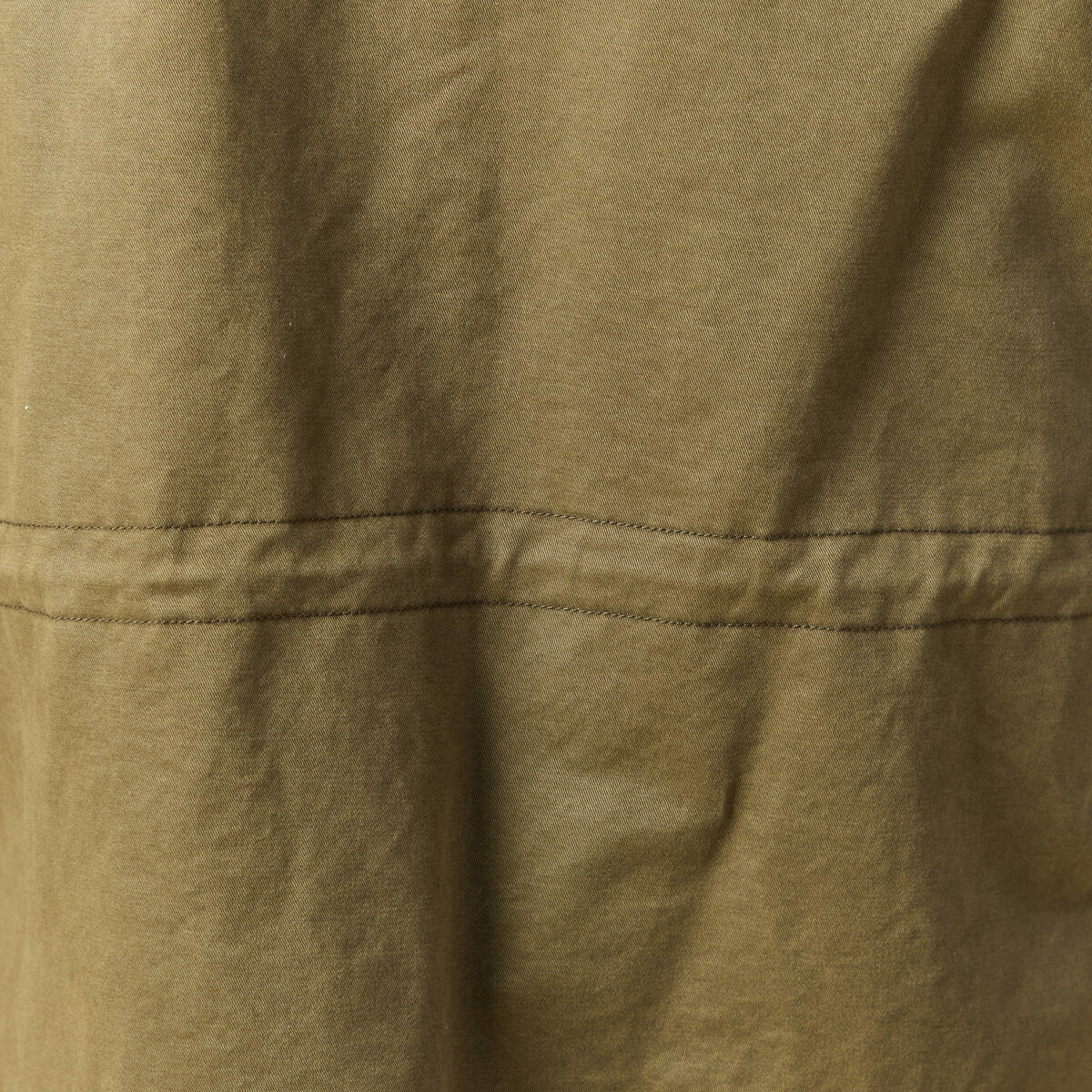 Saharienne col montant manches longues vert kaki homme