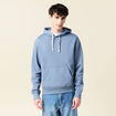 Sweat à capuche bleu foncé homme