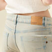 Jeans baggy bleu ciel femme