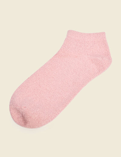 Chaussettes rose clair femme