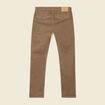 Pantalon chino slim taupe homme