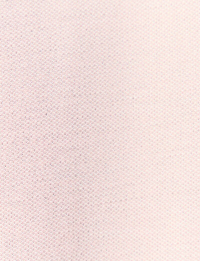 Polo manches courtes rose pastel homme