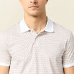 Polo éco-responsable blanc homme