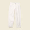 Chino droit longueur 32 coton denim blanc homme