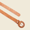 Ceinture avec boucle marron femme