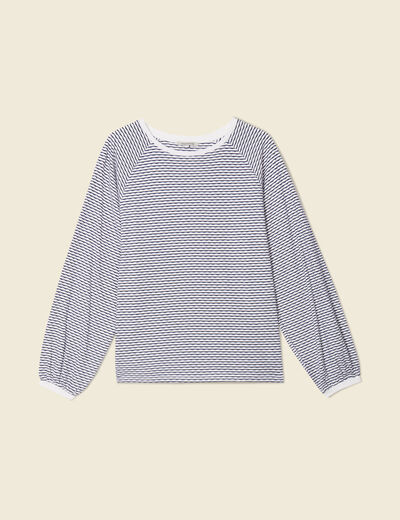 T-shirt manches longues ecru femme