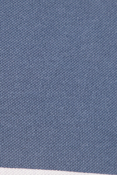 Polo éco-responsable bleu gris homme