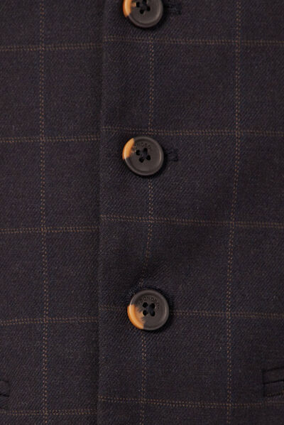 Veston sans manches gris foncé homme