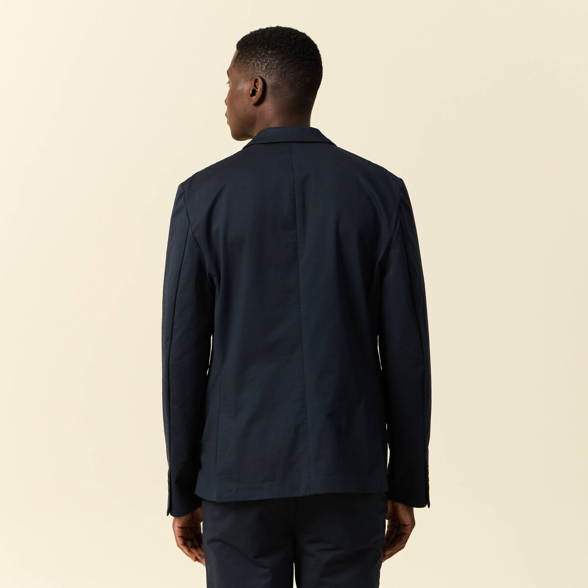 Veste blazer stretch bleu marine homme