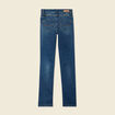 Jeans regular taille haute denim stone femme