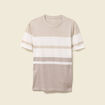 T-shirt manches courtes beige homme