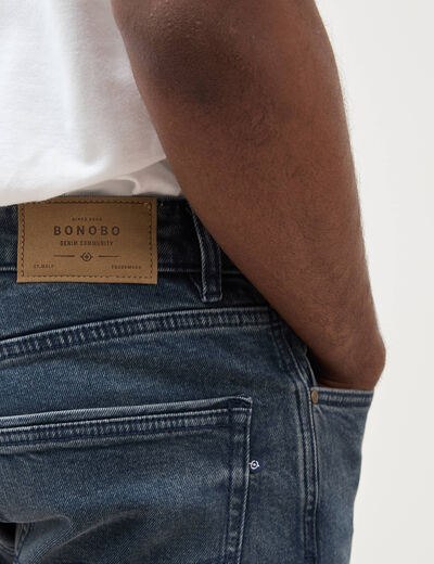 Jeans regular longueur 34 denim stone homme