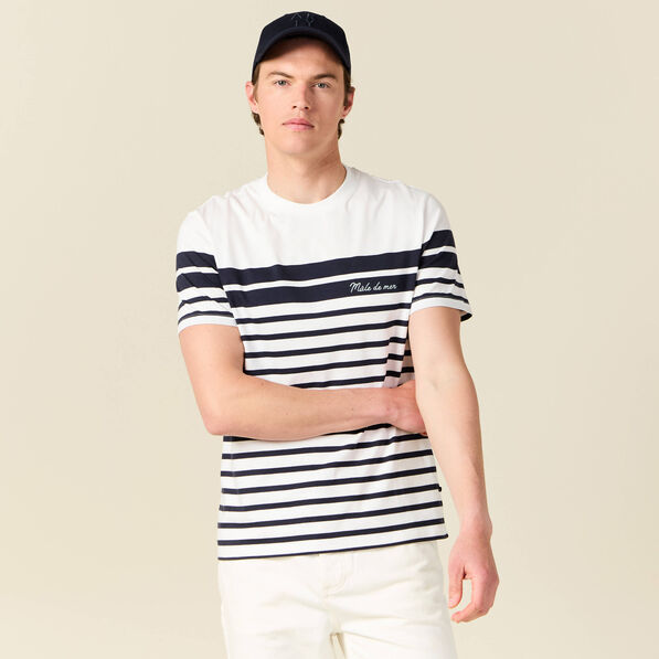 T-shirt éco-responsable ecru homme